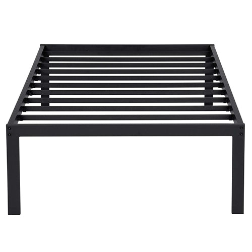 Twin size 16-inch High Heavy Duty Metal Platform Bed Frame