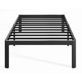 Twin XL Heavy Duty Metal Bed Frame Platform with Round Edge Legs