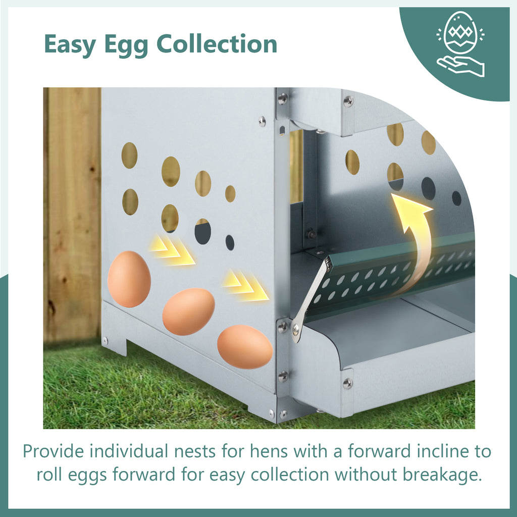 4-Compartment Wall-Mount Chicken Nesting Box - product image 3
