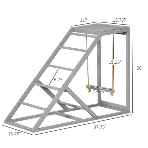 Chicken Coop Swing Set with Perch and Hen Ladder - product image 2