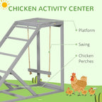 Chicken Coop Swing Set with Perch and Hen Ladder - product image 3