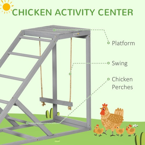 Chicken Coop Swing Set with Perch and Hen Ladder - product image 3