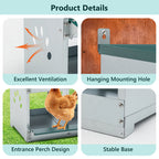 4-Compartment Metal Chicken Nesting Box for Hens - product image 4