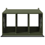 3-Compartment Olive Green Chicken Nesting Box - product image 6