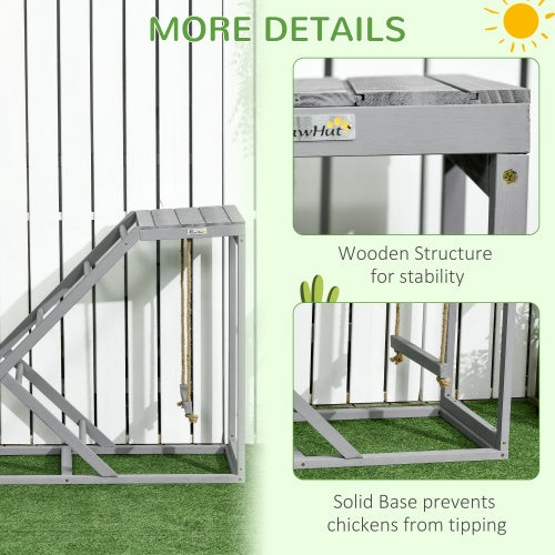 Chicken Coop Swing Set with Perch and Hen Ladder - product image 7