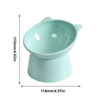 Tilted Elevated Cat Food Bowl, Non-Slip Feeder - product image 2
