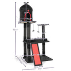 53-Inch Gothic Cat Tree with Coffin Bed - product image 4